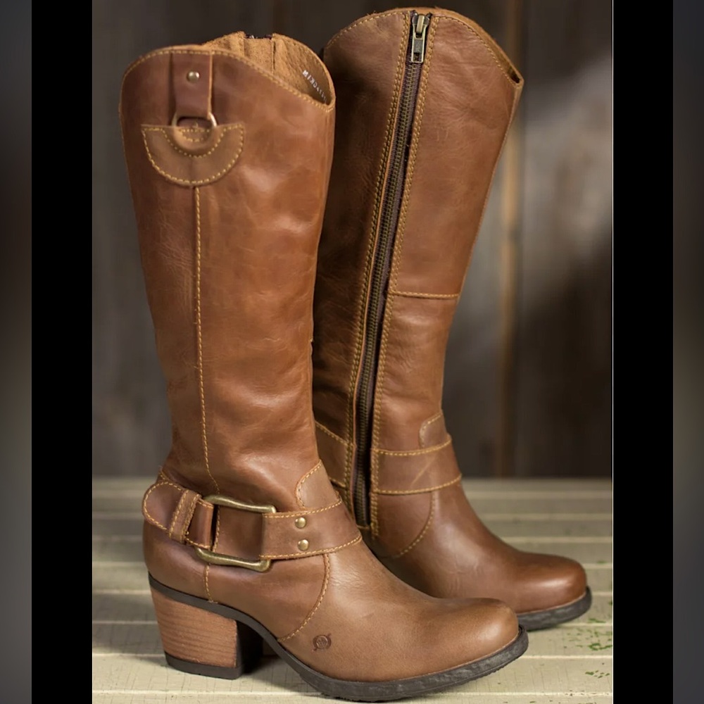 BORN “Loreza” Tall Leather Boots